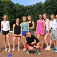 Dienstag. Leichtathletik mit Trainer Waldemar.
