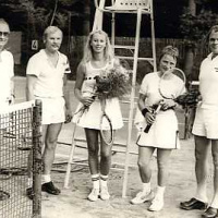 1978: Damen-Clubmeisterin Sabine. Bärbel Zweite.