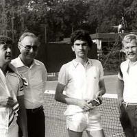 Herren Einzel-CM-Finale 1979: Karl-Heinz, Adelbert, Christoph und Theo.