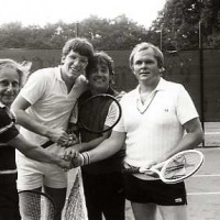 He-Doppel-Finale 1981: Charly, Ulrich, Karl-Heinz und Friedhelm.