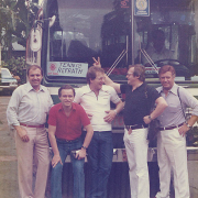 Fahrt zum Manila Polo Club. November 1977