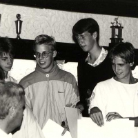 Eric, Klaus, Stephan und Jochen. 1985
