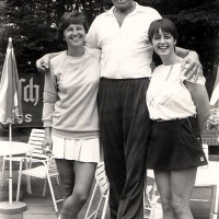 Damen Einzel-CM 1985: Ingrid, Rudi und Steffi