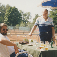 Ilja und Friedhelm in Bad Honnef 1988