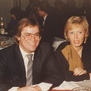 Peter und Bärbel auf dem Winterball 1983