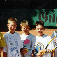 Feriencamp 1994: Stefan, Nicolas, Felix und 2x Christoph