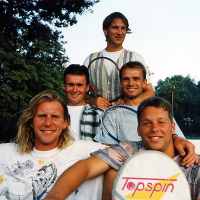 1995: 1. Herren: Wolfgang, Guido, Andreas, Markus und Ted. Es fehlt Tobi.