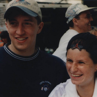 Gerrit und Nina beim Schleifchenturnier 1998