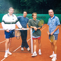 He-Doppel-CM-Finale 1998: Klaus, Christoph, Jochen und Walter