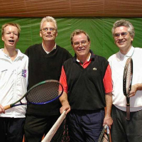2000: Jochem, Klaus, Peter und Christoph.