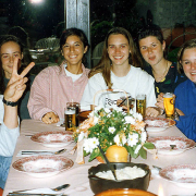Aufstiegsfeier 1993 der 1. Juniorinnen