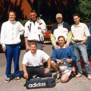 Die Herren nach dem 2:7 bei KKHT SW Köln 3 am 22.06.1997