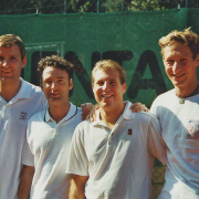 Herren-Doppel-Finale 2000: Klaus, Holger, Sascha, Wolfram