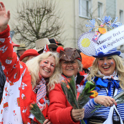 Karnevalszug 2012: Ute, Birgit und Christine