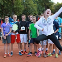 StM 2016 Jugend: Carlotta freut sich über ihren U14-Stadtmeistertitel.